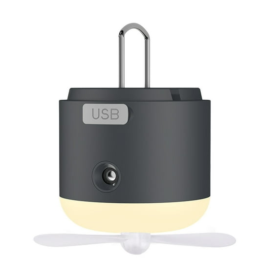 Kieccall Multi-Function Camping Lantern With Usb Charging Mosquito Repellent Refrigeration Spray & Hanging Hook