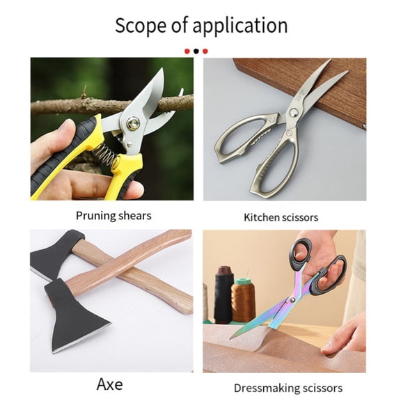 Kieccall Multi Function Scissor Sharpener Portable for Garden Shears Kitchen Knife Gift