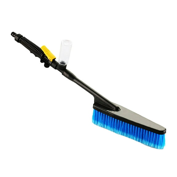 Kieccall Multifunctional Car Cleaning Brush Mop - Built-in Foam Dispenser & Soft Bristles, Water-Efficient Scrubbing for Vehicle Exterior Detailing & Home Garage Use