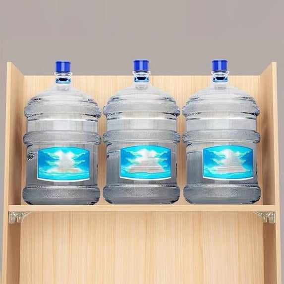 Kieccall No Drill Shelf Bracket Adhesive Floating Shelf Support for Wall Mount Gift