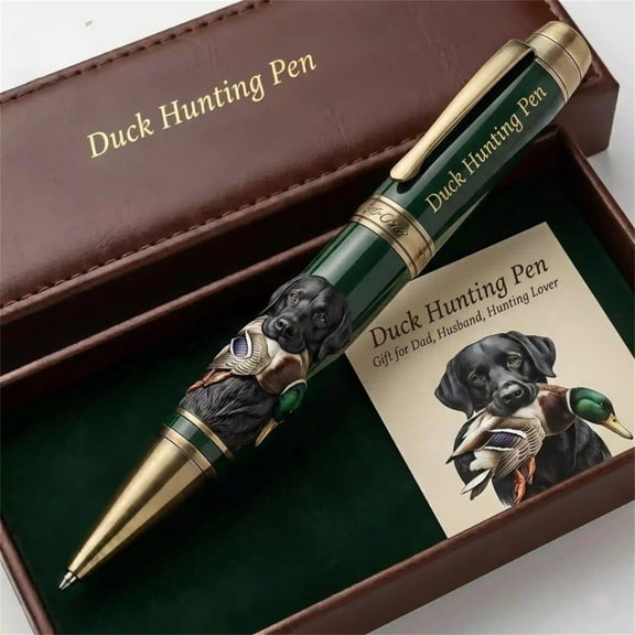 Kieccall Novelty Duck Hunting Pen Fun Outdoor Themed Writing Pen for Hunters Outdoor Fans Office Use and Gift Giving Gift