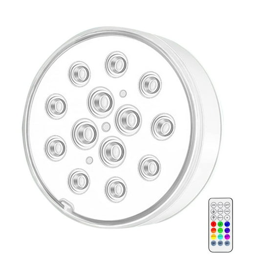 Kieccall Pool Lights, Upgraded Rechargeable Submersible Led Lights With Remote Ip68 Waterproof 16 Colors Hot Tub Underwater Pool Lights For Above Ground Inground Pool, Bath, Party