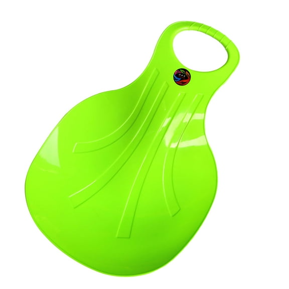 Kieccall Portable All-Age Plastic Snow Sled Board - Big Handle Design for Snow, Grass & Sand Boarding, Durable Winter Sports Gear