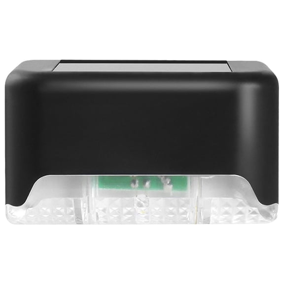 Kieccall Single Led Solar Wall Light, White Illumination For Outdoor Garden And Pathway