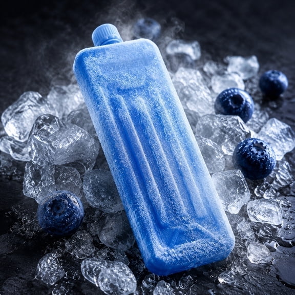 Kieccall Small Ice Crystal Brick 7.5 Inch 10.1 fl oz Reusable for Cooling Fan Gift