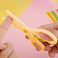thumbnail image 1 of Kieccall Small Safety Craft Scissors Anti Pinch Blunt Tip Scissors for Paper Cutting Gift, 1 of 6