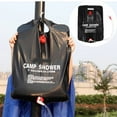 thumbnail image 1 of Kieccall Solar Heating Camping Shower Bag with Removable Hose and Head for Climbing Hiking Fishing Beach Trips, 1 of 8