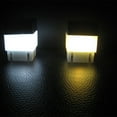 thumbnail image 1 of Kieccall Solar Post Cap Light Fence Deck Light 2 x 2 Inch Waterproof Outdoor for Patio Garden Yard Fence Deck Post Landscape Lighting Gift, 1 of 8