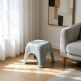 thumbnail image 1 of Kieccall Stackable Stool Multi Age Household Small Seat 9.4488x9.4488x5.9055 Inch for Kitchen Bathroom Balcony Patio Daily Indoor Outdoor Portable Rest Furniture Gift, 1 of 5