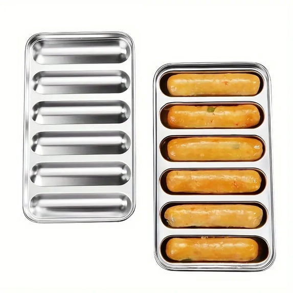 Kieccall Stainless Steel Sausage Mold for Home Kitchen Homemade Sausage Making Cooking
