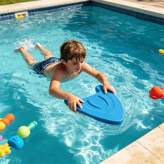 Kieccall Swim Kickboard Floating Training Aid Plate for Backyard Pool Water Sport Beginner Adult Swimming Practice Daily Workout Auxiliary Gear Gift