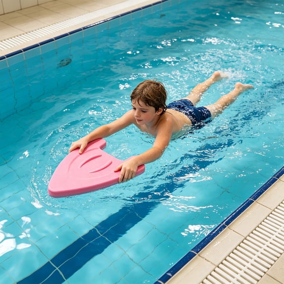 Kieccall Swim Kickboard Floating Training Aid Plate for Backyard Pool Water Sport Beginner Adult Swimming Practice Daily Workout Auxiliary Gear Gift