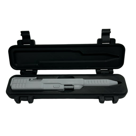 Kieccall Tactical Slide Action Pen with 0.1 fl oz Ballpoint for Outdoor Emergency Gift