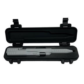 Kieccall Tactical Slide Action Pen with 0.1 fl oz Ballpoint for Outdoor Emergency Gift