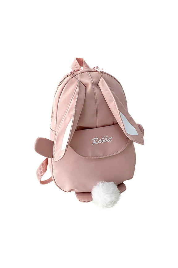 Toddler、Preschooler、Youngster Solid Color Small Backpack Schoolbag Little Ones Schoolbag Personalized Bunny Backpack