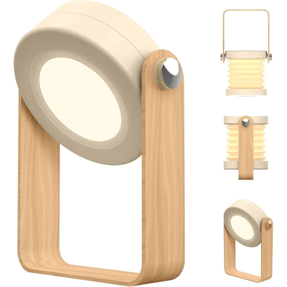 Kieccall Versatile USB Rechargeable LED Desk Lamp, Dimmable Nursery Light with 1200mAh Battery, Portable Night Light for Multiple Uses, Up to 18 Hours