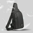 thumbnail image 1 of Kieccall Waterproof Chest Pack Crossbody Bag for Men, Lightweight Molle Tactical EDC Bag for Outdoor Sports Hiking Cycling, Multiple Compartments for Phone Wallet Tools, 1 of 6