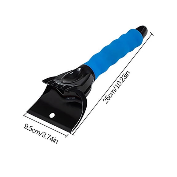 Kieccall Windshield Snow & Ice Scraper - Safe-on-Glass Cleaning Tool, Ergonomic Handle for Easy Snow Removal from Car Windows