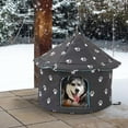 thumbnail image 1 of Kieccall Winter Outdoor Foldable Padded Stray House - Insulated Sunscreen Weather-Resistant, Comfortable Shelter For Strays, 1 of 8