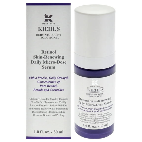 Kiehl's All Skin Micro-Dose Anti-Aging Retinol Serum with Ceramides and Peptide 1oz
