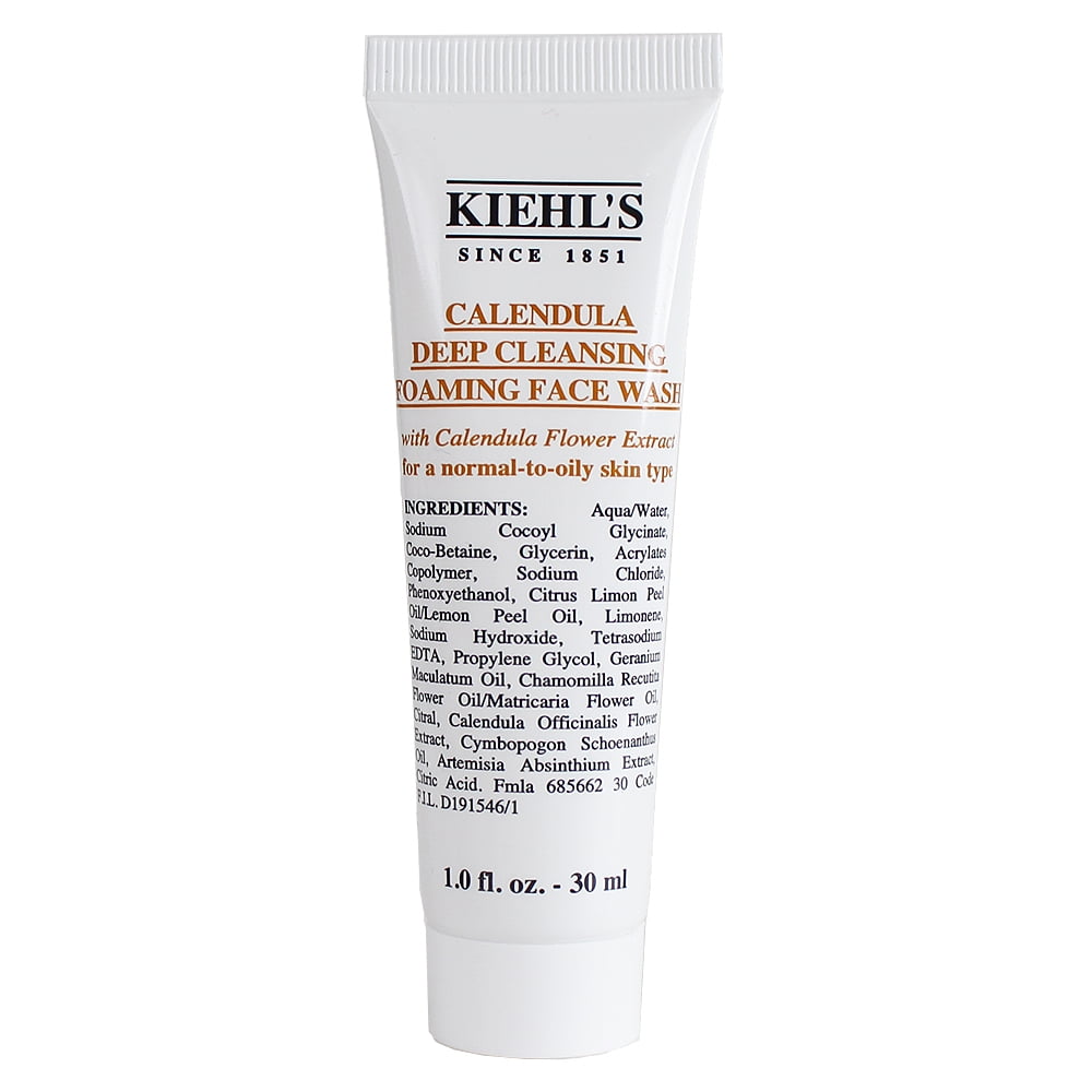 Kiehl s Calendula Deep Clean Foaming Face Wash Travel Size 1oz