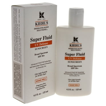 Kiehl's Super Fluid UV Defense Ultra Light Sunscreen SPF 50+ 4.2oz (125ml)