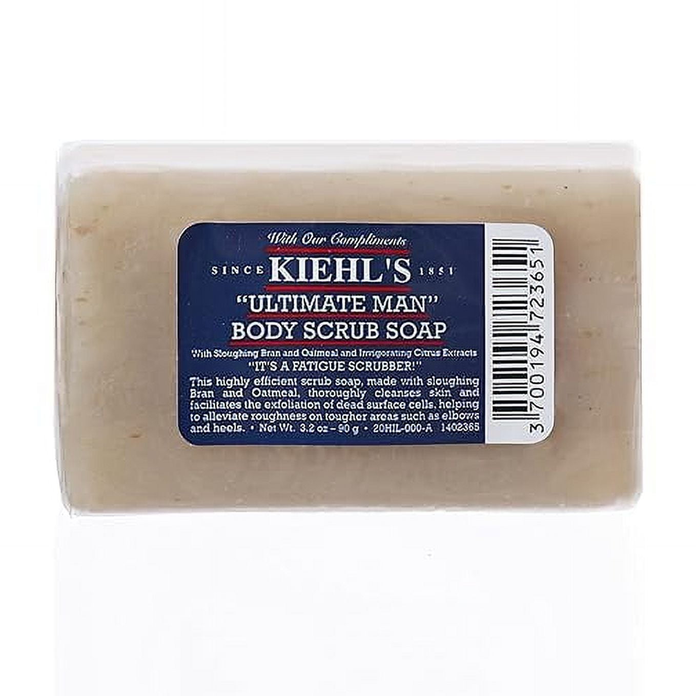 Kiehl's Ultimate Man Body Scrub Soap 3.2 Oz