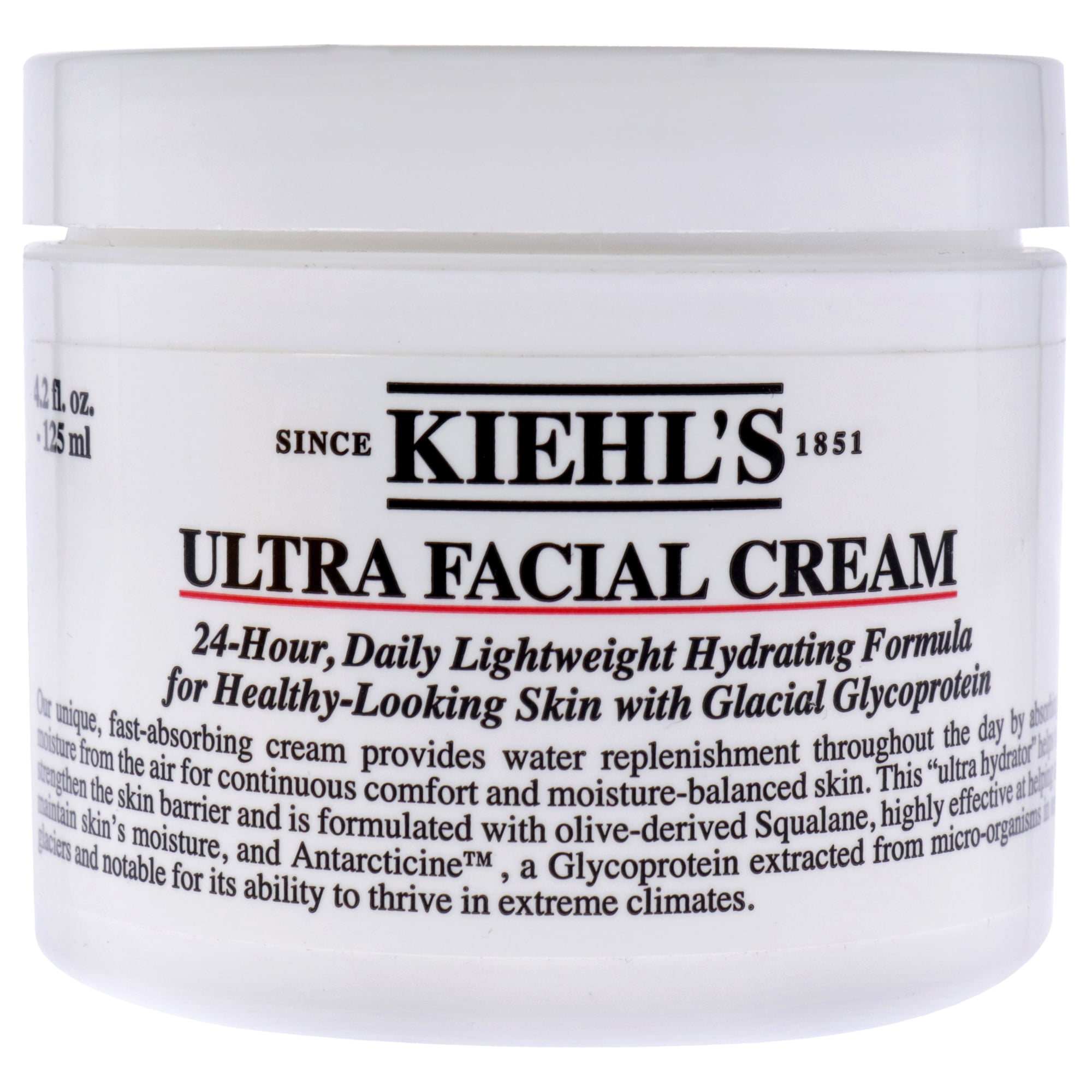 Kiehl's Ultra Facial Cream, Lightweight Daily Moisturizer, 4.2