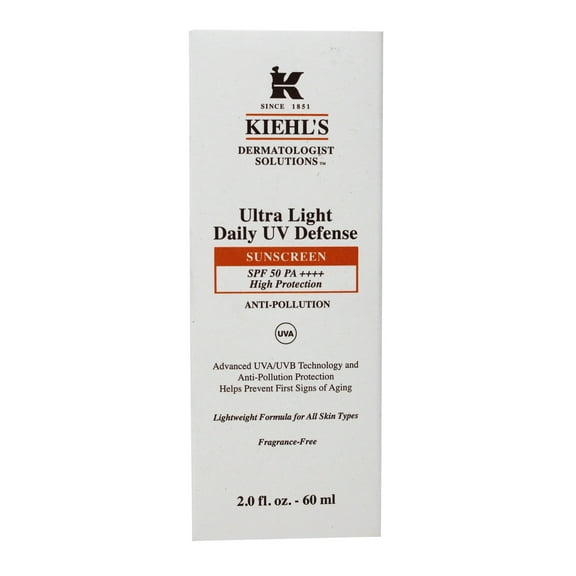 Kiehl's Ultra Light Daily UV Defense SPF50 Sunscreen 2 oz