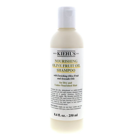 Kiehls Olive Fruit Oil Nourishing Shampoo (For Dry and Damaged, Under-Nourished Hair) - 250ml/8.4oz