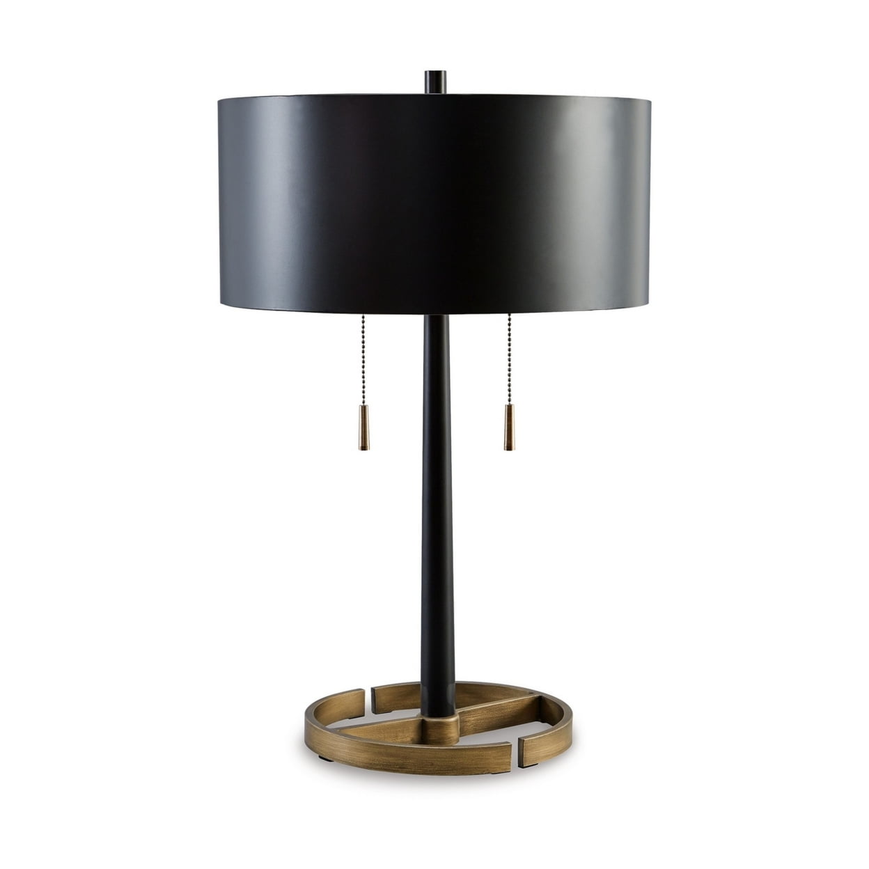 Amadell 24" Black and Gold Metal Table Lamp