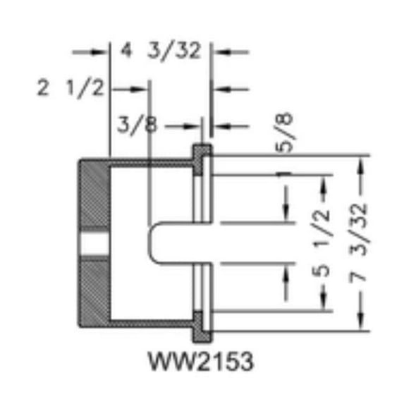 Kiene Diesel Accessories KEI-WW2153 Steering Axle & Euclid Trailer Socket