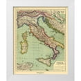thumbnail image 1 of Kiepert 15x18 White Modern Wood Framed Museum Art Print Titled - Italy - Kiepert 1903, 1 of 4