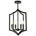 thumbnail image 1 of Kiera 4 lights pendant in black, 1 of 7