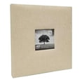 thumbnail image 1 of Kiera Grace Beige Self-Adhesive Linen Photo Album & Scrapbook, 1 of 1