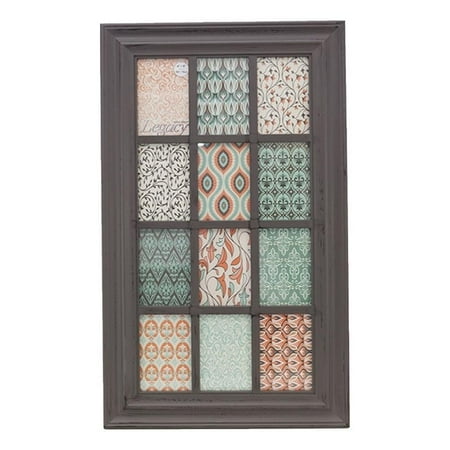 Kiera Grace Grey Brae 12-Opening Plastic Wall Collage Picture Frame