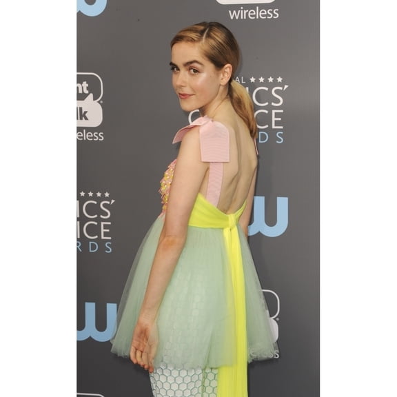 Kiernan Shipka At Arrivals For The Critics' Choice Awards 2018 Barker Hangar Santa Monica