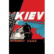 Kiev - Intourist U.S.S.R.-Fine Art Canvas Print 20 x 30