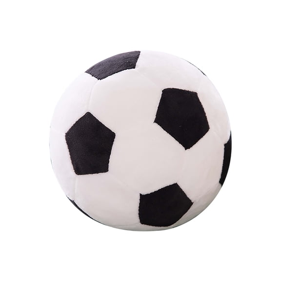 Kiewfjdk 8.6 Inch Soccer Plush Toy, Soft Stuffed Soccer Ball Plush Football, Black, 2026 World Cup Soccer Gift for Kids Toddlers Boys Girls Party Home Decor
