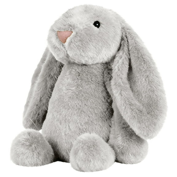 Kiewfjdk Bunny Easter Stuffed Animal Gray 10"– Soft Easter Bunny Plush Toys Long Ears, Cuddly Rabbit Plushies for Kids Adults Age 3+, Perfect Birthday & Easter Gifts