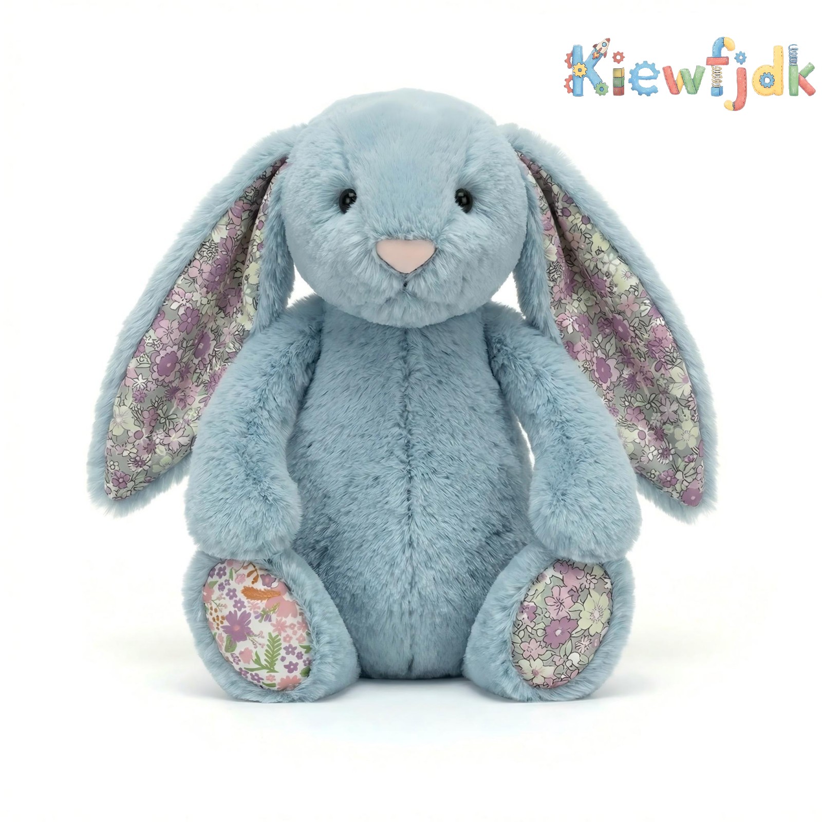 Plush Easter Rabbit Kiewfjdk Easter Bunny Plush Toys Blossom Blue, 12