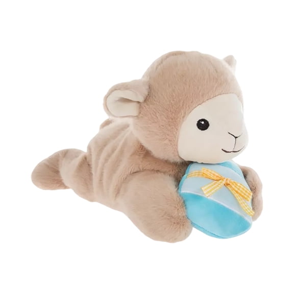 Kiewfjdk Easter Lamb Plush Toys, 12" Cute Easter Stuffed Animals, Soft Cuddly Stuffed Plush Dolls in Spring, Perfect Easter Basket Stuffers, Easter Decor Gifts for Kids Adults