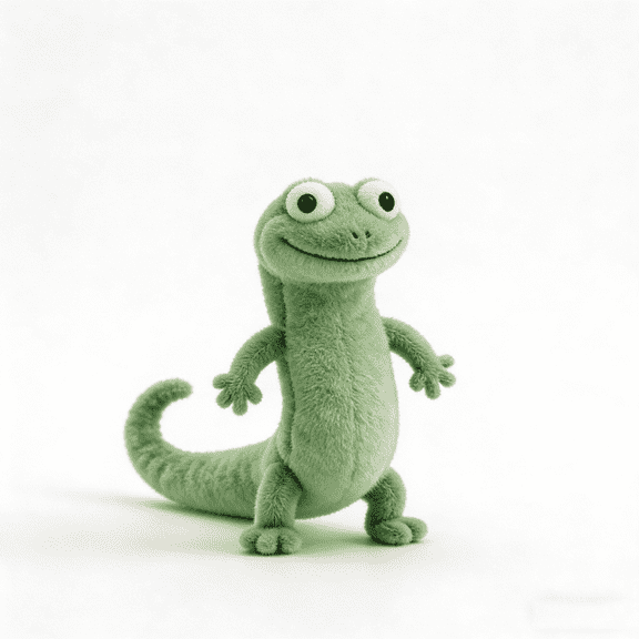 Kiewfjdk Hoppers Tom Lizard Plush Toys, 9.84 Inch Green Lizard Stuffed Animal, Perfect Birthday Gifts for Kids Adults Fans