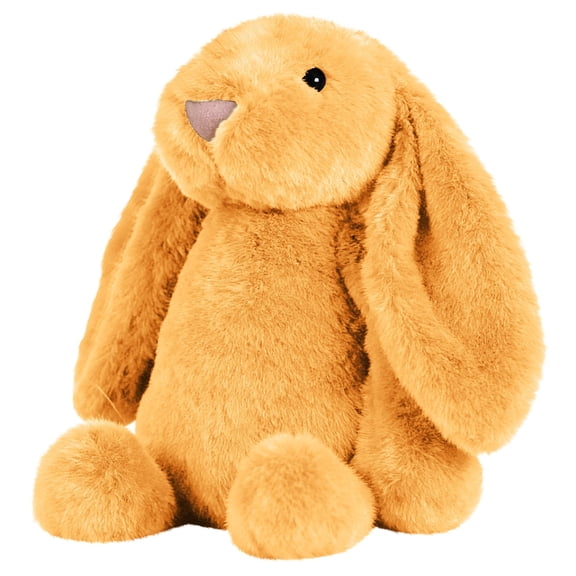 Kiewfjdk Soft Easter Bunny Plush Toy - Cute Stuffed Rabbit Animal | Fluffy Long-Ear Bunny for Kids, Bunny Stuffed Animal, Easter Decor & Nursery | Yellow Colors (Perfect for Spring/Easter Gifts)