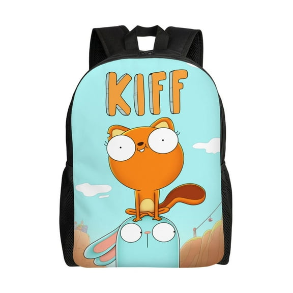 Kiff Backpack Fashion Casual Unisex Laptop Computer Daily Bookbag Cartoon School Hiking Work Business Travel Daypacks