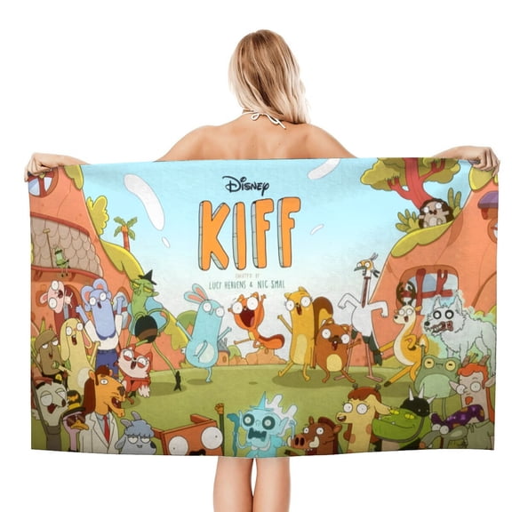 Kiff Gifts Beach Towel for Women Girl Birthday Inspired Fan Bath Outdoor Music Lover