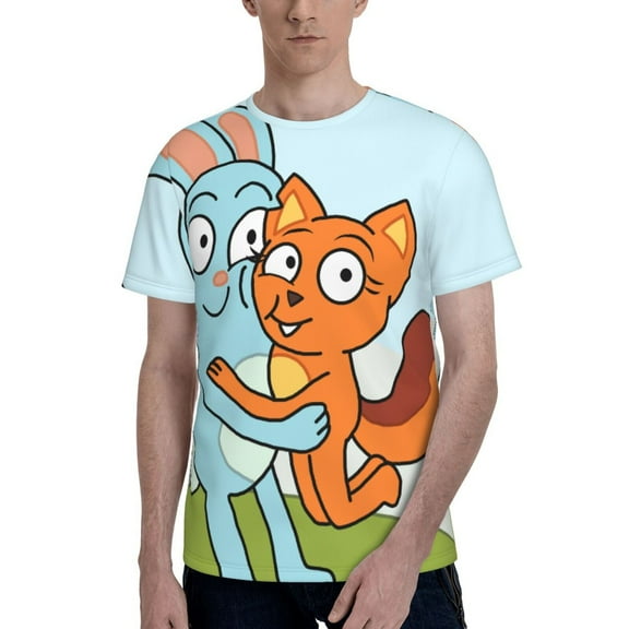 Kiff Men's T-Shirt Graphic Print Crew Neck Unisex Short Sleeve Hip Hop Adults Tees Top Streetwear