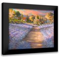 thumbnail image 1 of Kiggins, Debbie 23x20 Black Modern Framed Museum Art Print Titled - Tranquil Wine Country I, 1 of 5