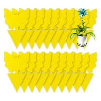 Kihbxv Pest Control 20Pcs Yellow Sticky Trap Flying Sticky Gnat Catcher for Aphids Fruit Fly Indoor and Outdoor Clearance Sale