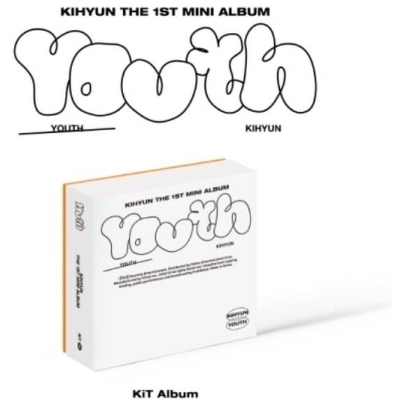 Kihyun - Youth - Kit Album - incl. 12pc Photo Card Set + Selfie Photocard - Music & Performance - CD
